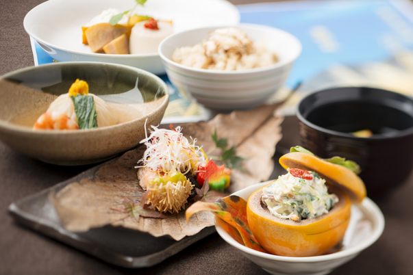 料理の盛り付け例