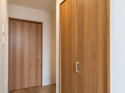 木材調の扉とクローゼット