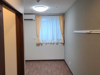 空間豊かな居室の一角