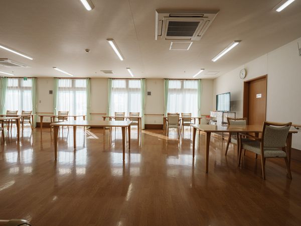 広々とした共用スペース