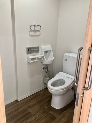 整備されたトイレ設備