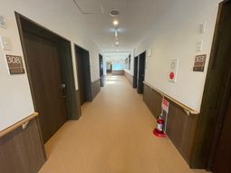 清潔感のある廊下