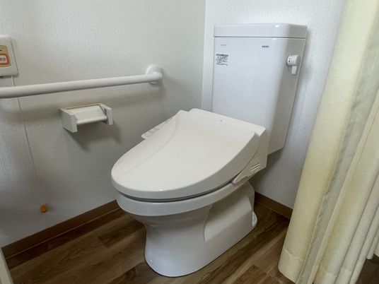 ゆったりしたトイレ空間