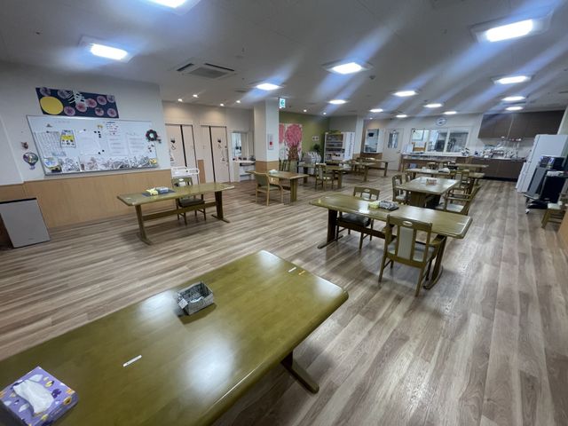 広々とした食堂