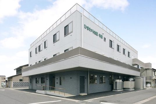 白を基調とした外観