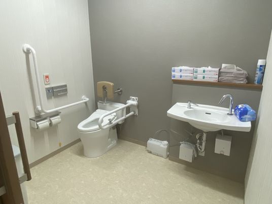 手すり付きトイレの設備