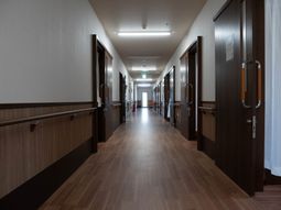 清潔感のある廊下