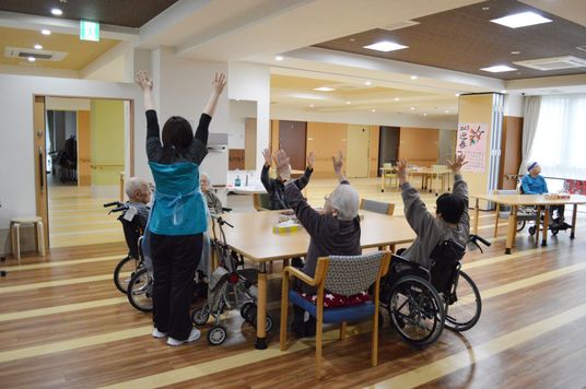 活動中の多目的室