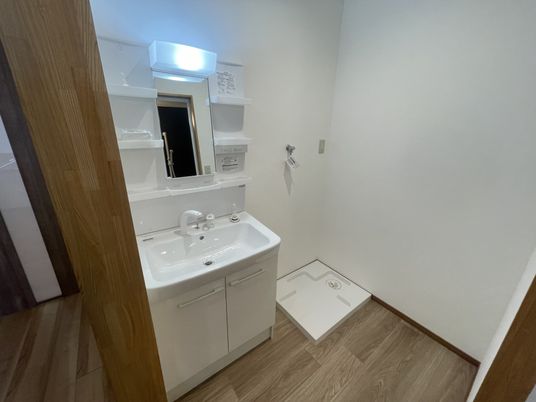 実用的な設備の洗面台
