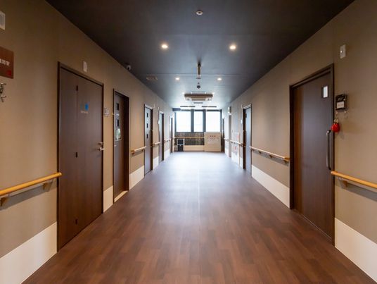 広々とした廊下