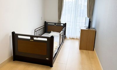 ベッドのある居室