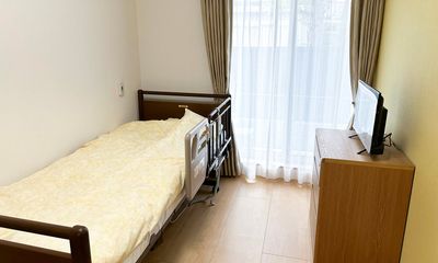 日差しが入る居室