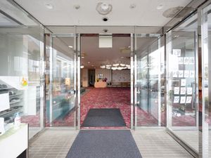 開放感のあるエントランス