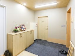 清潔なエントランス