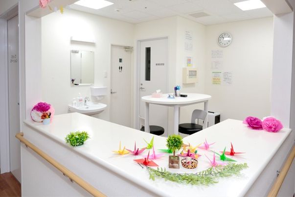 居室の手入れ風景