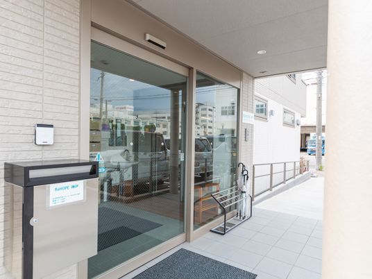 安心感のあるエントランス