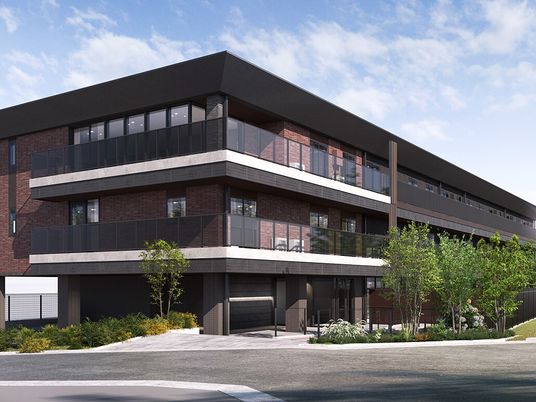 モダンな建築の外観