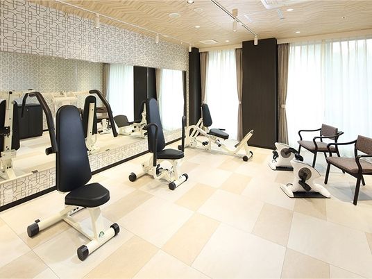 明るいトレーニングルーム