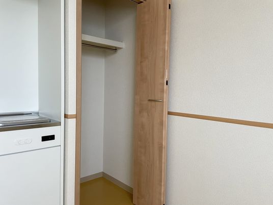 清潔な居室の一角