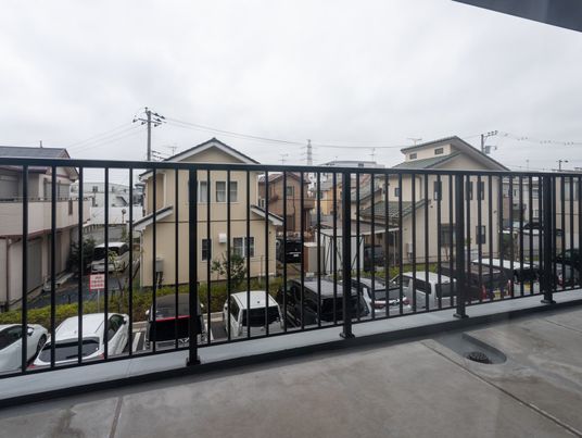 広々としたバルコニー