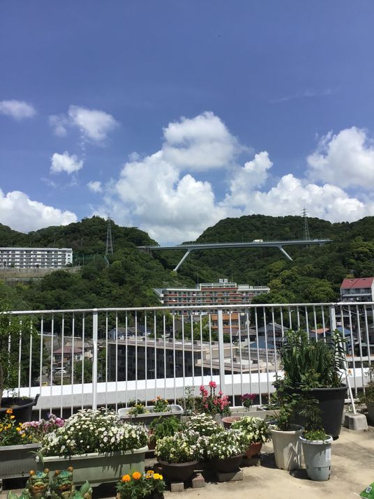 景色の見えるテラス