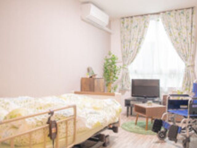ケアを提供するお部屋 居室 居心地の良い空間でお仕事。個々のお部屋への細やかなサポートが求められます。