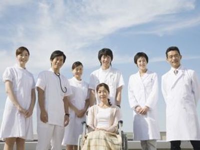 プロフェッショナルなスタッフ集合