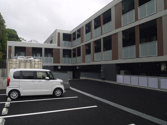 ゆとりのある施設外観