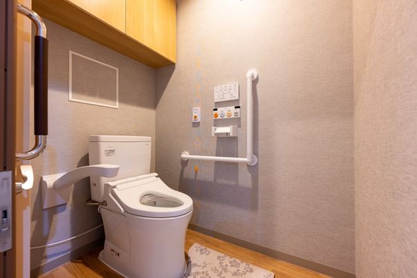 安全設計のトイレ設備