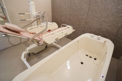 機能的な浴室設備