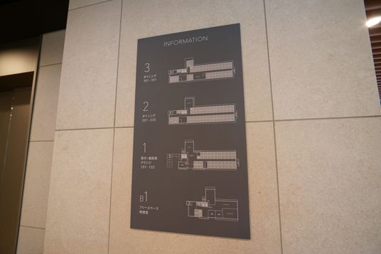施設案内板の掲示