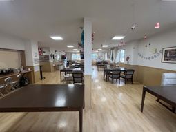広々とした食堂