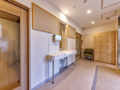 きれいな洗面所のある部屋