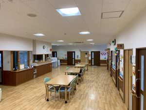 広々とした食堂
