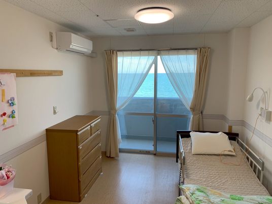 海の見える居室