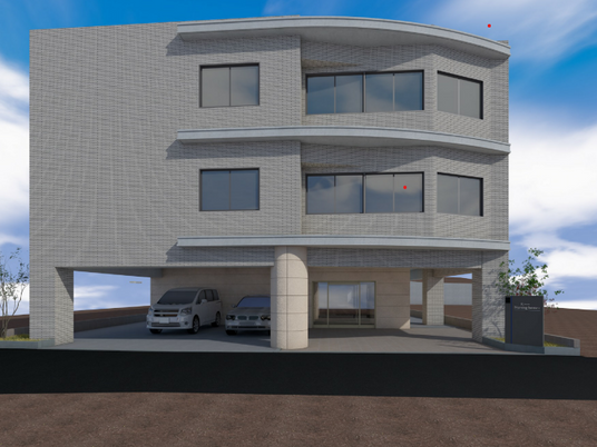 現代的な建物の外観