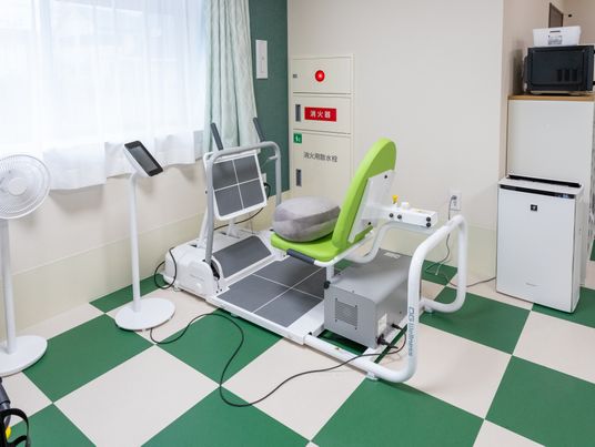 広々とした訓練室