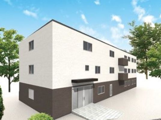 清潔感のある建物の外観