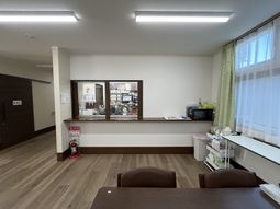 利用者のための受付カウンター
