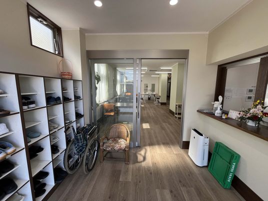 明るい廊下