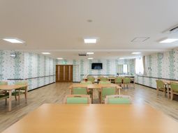 広々とした食堂