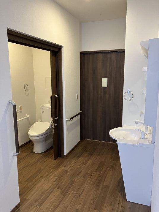 安心の設備が整うトイレ