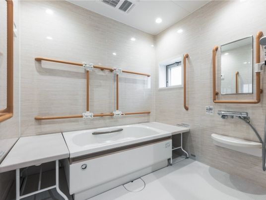 設備整った浴室