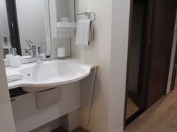 整備された洗面設備