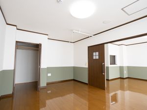 清潔な空間の居室