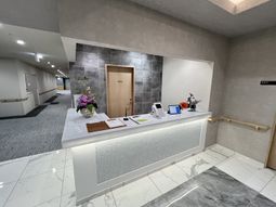 アットホームな受付エリア