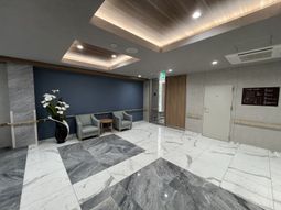 落ち着いたロビー