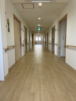 清潔な廊下の様子
