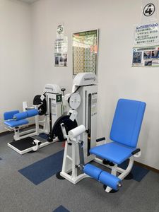 静かな機能訓練室
