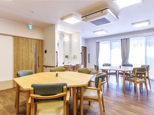 ケア施設のダイニング